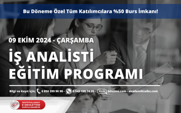 İş Analisti Sertifika Programı