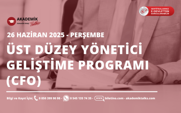 Üst Düzey Yönetici (CFO) Sertifika Programı