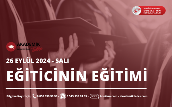 Eğitici Eğitimi Sertifika Programı