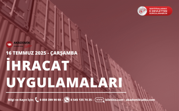İhracat Uygulamaları Eğitim Programı