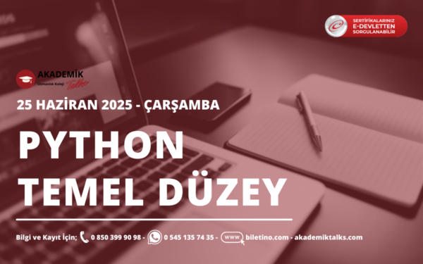 PYTHON Temel Düzey Eğitimi