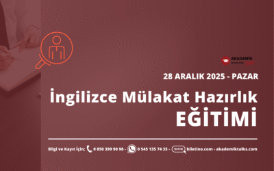 İngilizce Mülakata Hazırlık Eğitimi
