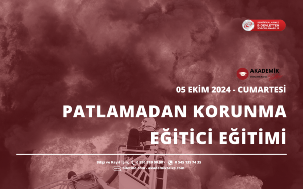 Patlamadan Korunma Eğitici Eğitimi