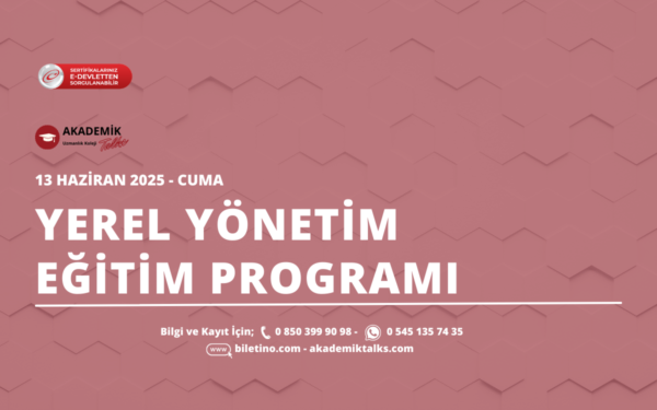 YEREL YÖNETİM EĞİTİM PROGRAMI